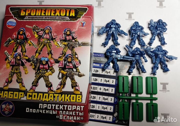 Бронепехота солдатики набор Технолог