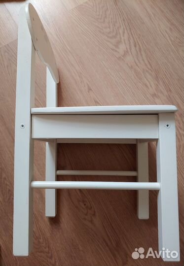 Стол и стул детский белый