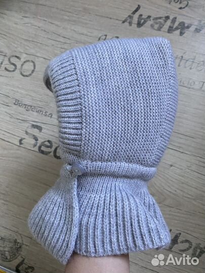 Шапка капор/шлем детская (40-42)