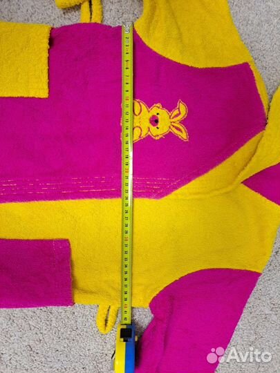 Халат махровый 98 см и тапочки