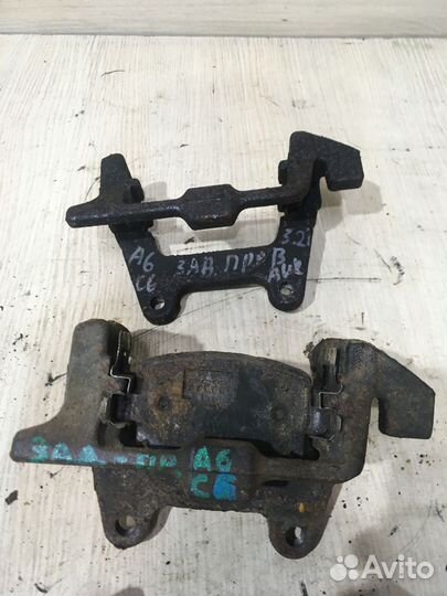 Скоба суппорта заднего правого Ауди А6 С6