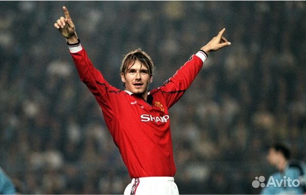 Дэвид Бекхэм автограф на металле готовый подарок