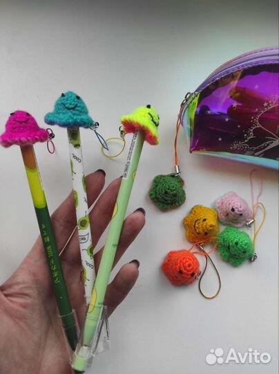 Перевертыш вывернушка осьминог вязаный