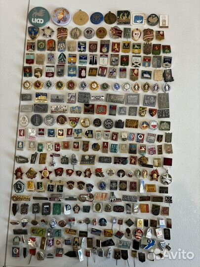 Коллекция значков СССР 200+шт