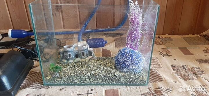 Аквариум с декором