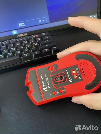 Мышь беспроводная attack shark x11 RED