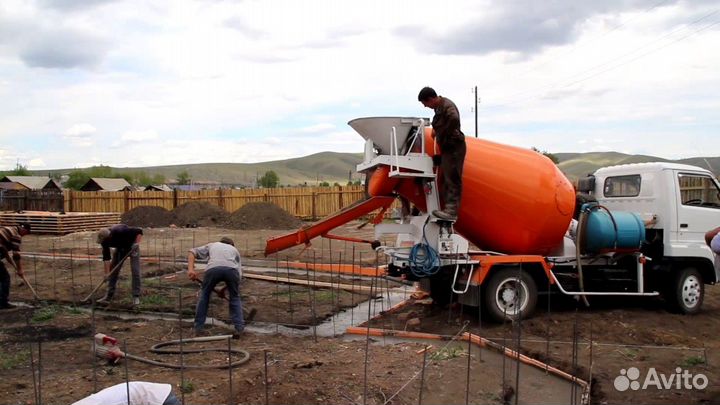 Бетон - Доставка -Мини Автобетоносмеситель (1-3м3)