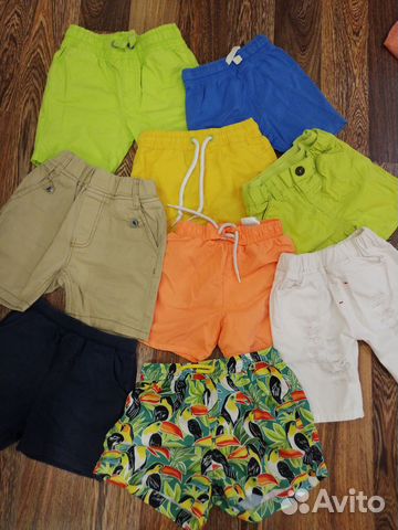Шорты и плавки: размеры от 80,86,92