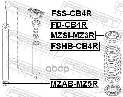 Опора заднего амортизатора FSS-CB4R Febest