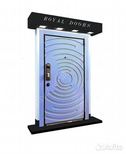 Дверь с биометрическим замком