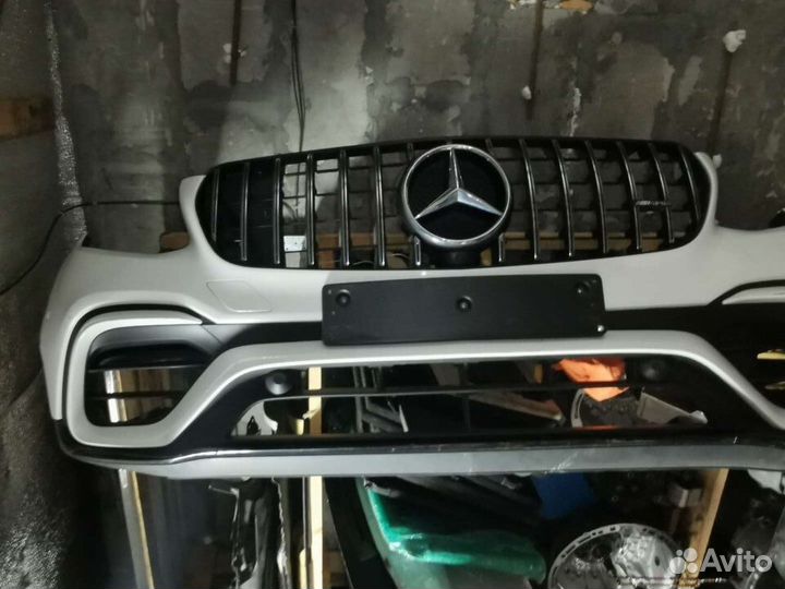 Бампер передний GLC x253, AMG 63 Мерседес