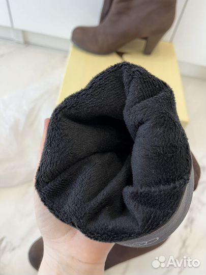 Сапоги зимние из нубука