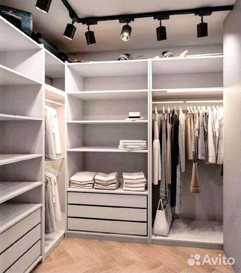 Гардеробная все размеры