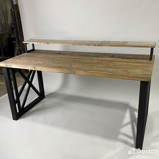 Письменный стол с полкой лофт