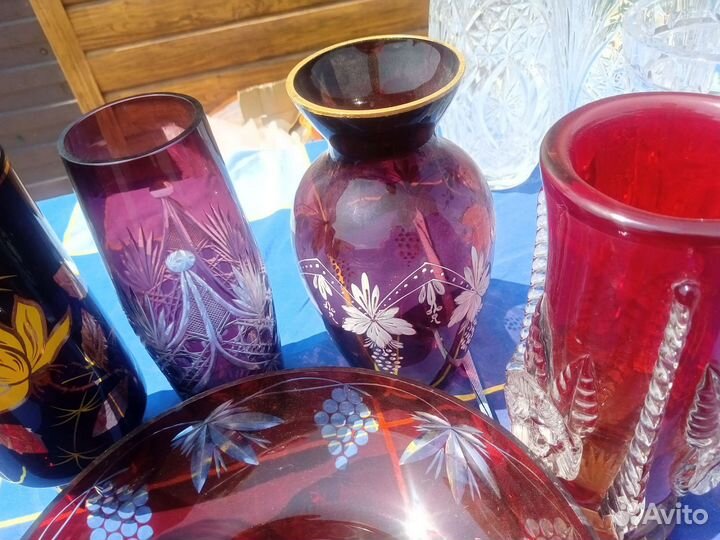 Марганцевое и рубиновое стекло