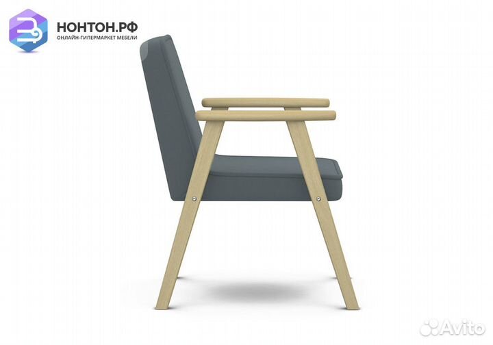 Кресло Ретро серое