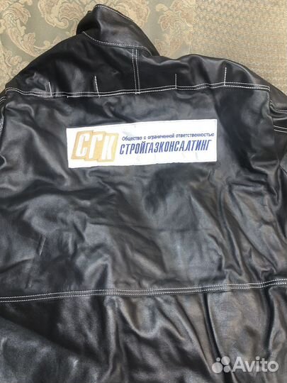 Костюм кожанный для сварщика сгк (спецодежда)