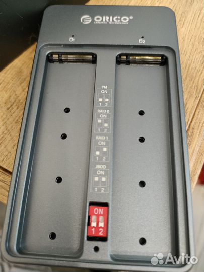 Продам корпус orico lsdt raid Dual Disk M2 SSD