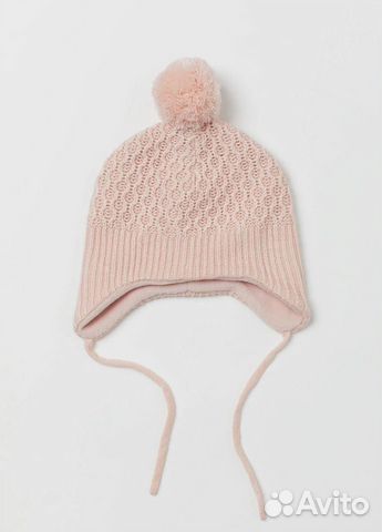 H&M шапка с помпоном р.80