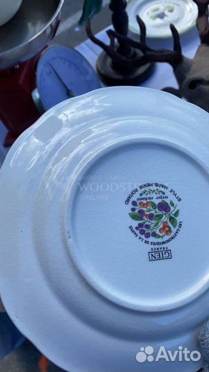 Тарелка винтажная. Набор для десерта 6 штук от Gie