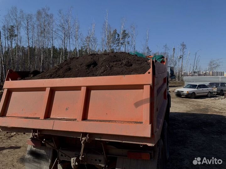 Чернозём Торф Перегной Почвогрунт плодородный песо