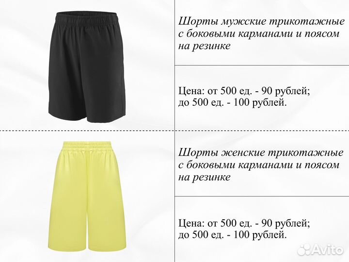 Швейный цех принимает заказы на оптовый пошив изде