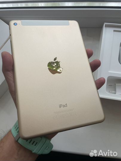 iPad mini 4 cellular LTE рст отлич. сост. комплект