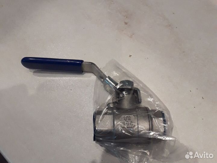 Кран шаровый двусоставной aisi316 DN15 (1/2