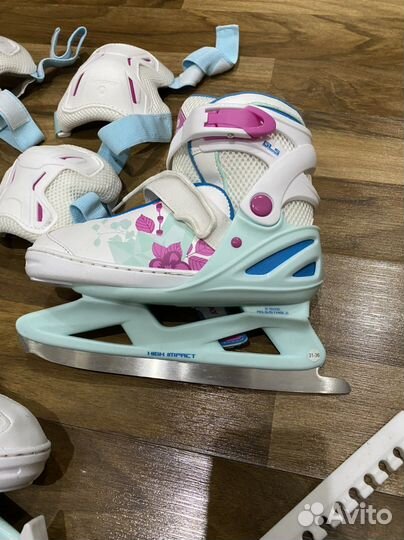 Коньки спортмастер с защитой