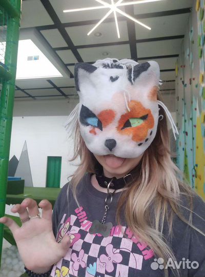 Маска кошки для квадробики