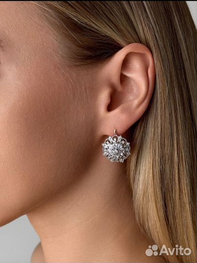 Комплект серьги и кольцо