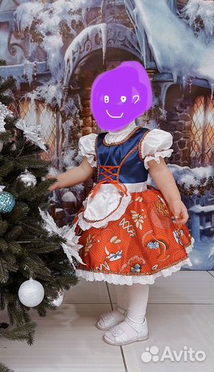 Деский костюм, платье красной шапочки