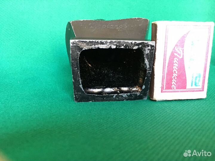 Бюст. Космонавт Попович П. Р. Силумин СССР