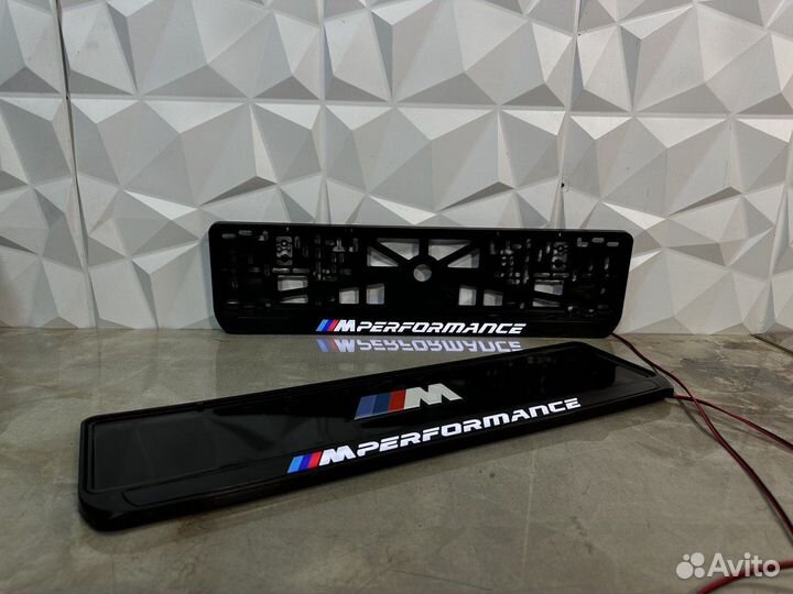 Номерная лед рамка с вашим дизайном