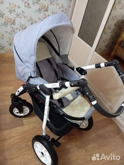 Детские коляски 2 в 1 с большими колесами