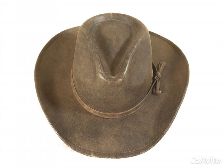 Шляпа мужская ковбойская Мексика кожа 