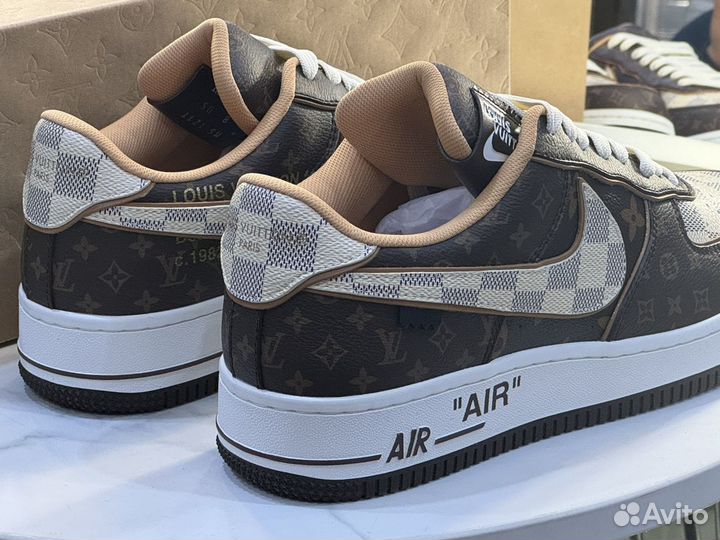 Nike AIR force1 LOW X louis vuitton monogram brown