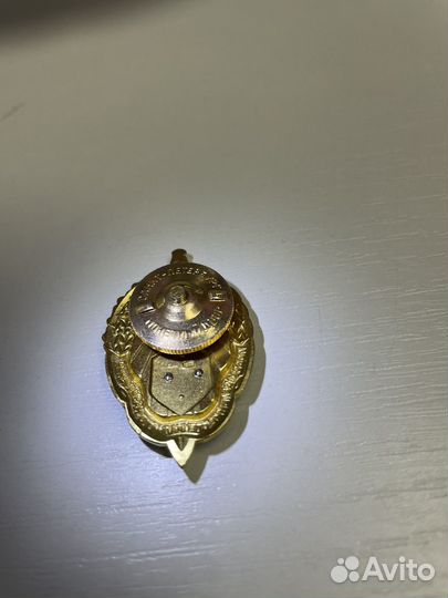 Значок серебро G8