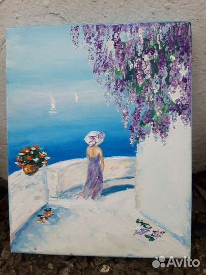 Картина новая холст масло