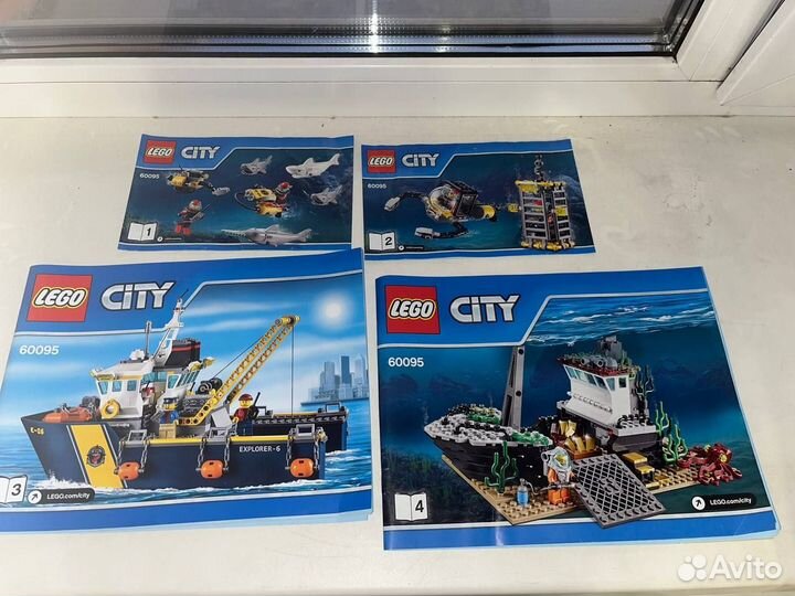 Lego city Исследователи морских глубин 60092/93/95