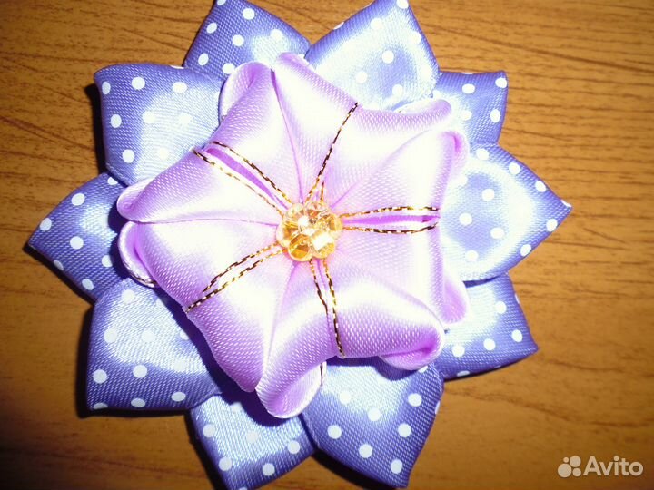 Резинки для волос из атласных лент