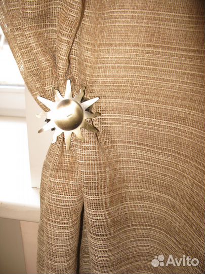 Подхваты- зажимы для штор, кольца с крючками