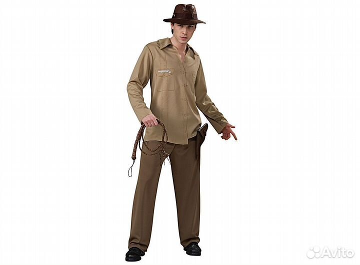Костюм Индиана Джонс взрослый размер 50-52