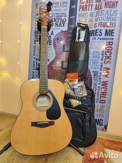 Гитара yamaha f310 акустика новая в чехле
