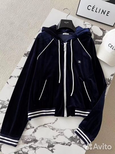 Спортивный велюровый костюм celine