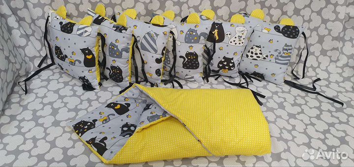 Бортики в кроватку