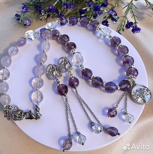 Украшения из аметиста