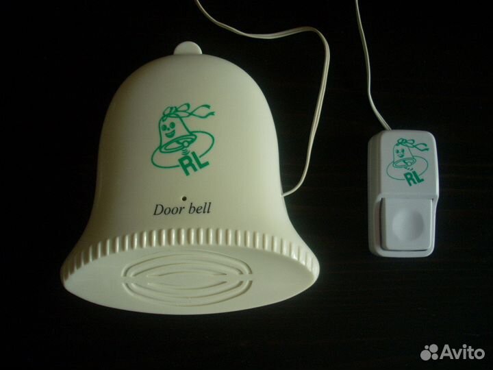 Звонок проводной на батарейках (Тип аа) с кнопкой