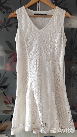 Платье белое кружевное desigual оригинал