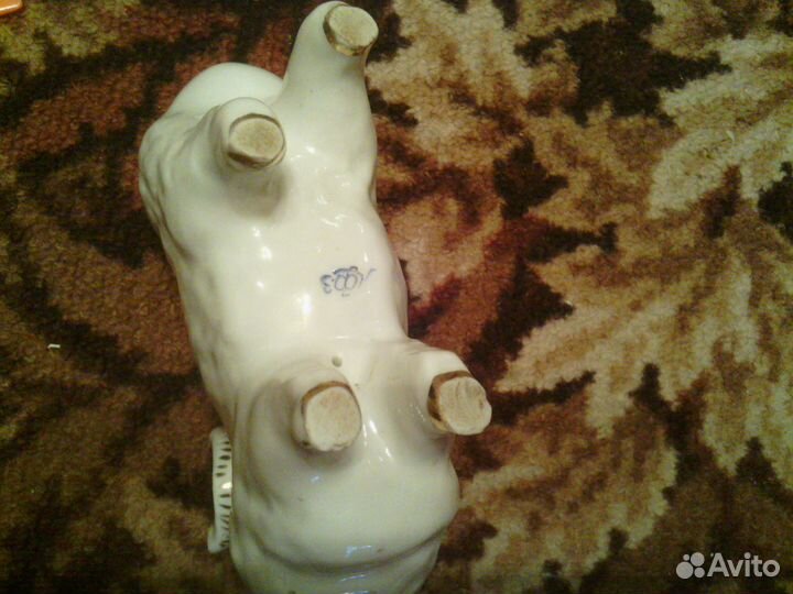 Статуэтка фарфоровая СССР. Баран. лфз
